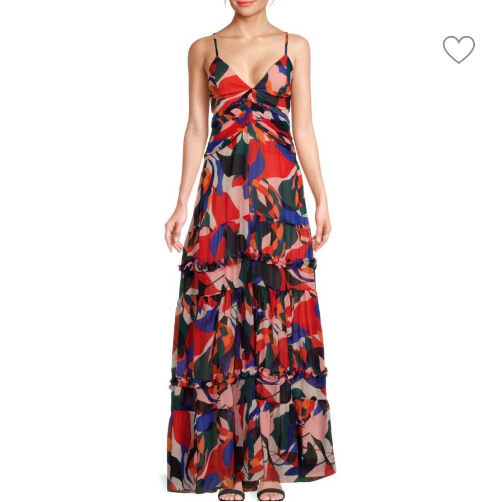 Patbo Maxi Dress Moscow Red New Size 4